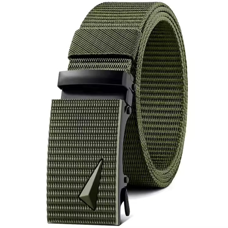 Men Automatic Buckle Nylon Male Belt for Men Waist Canvas Belts High Quality Straps