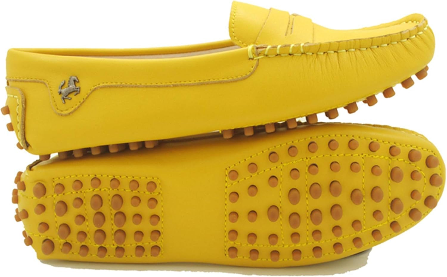 Womens Penny Loafers Quality Leather Dress Slip-Ons Flats YB96018