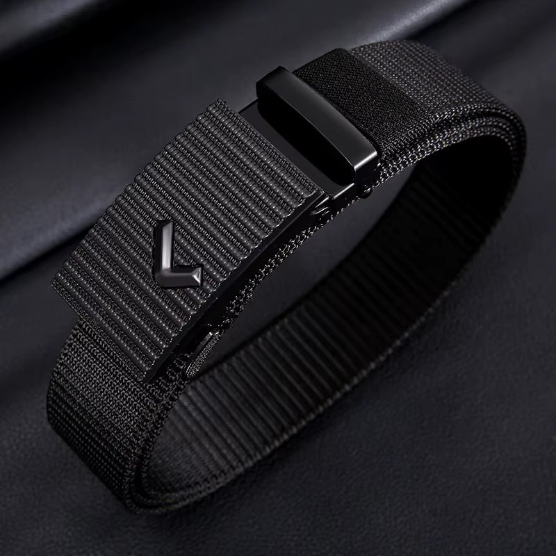 Men Automatic Buckle Nylon Male Belt for Men Waist Canvas Belts High Quality Straps