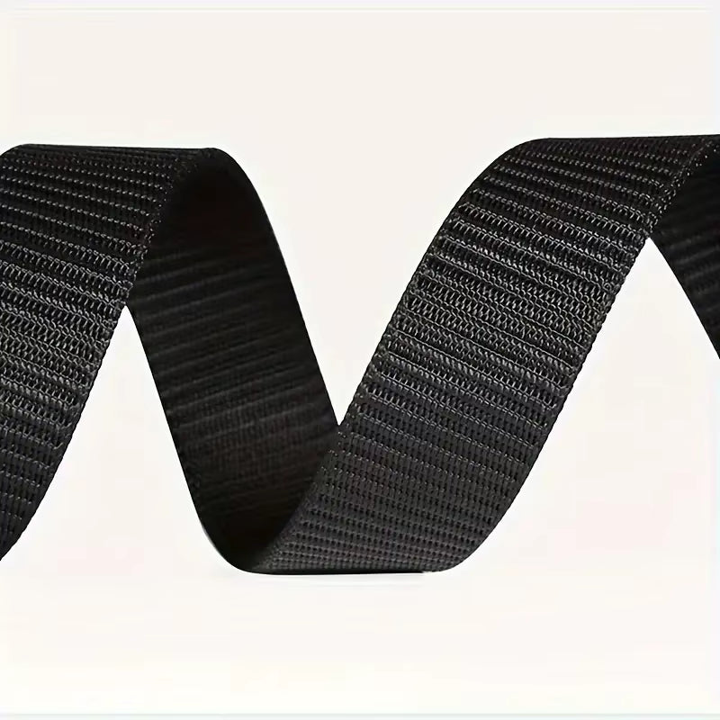 Men'S Belt Outdoor Leisure Sports Belt Toothless Quick Release Automatic Buckle Quality Black Belt