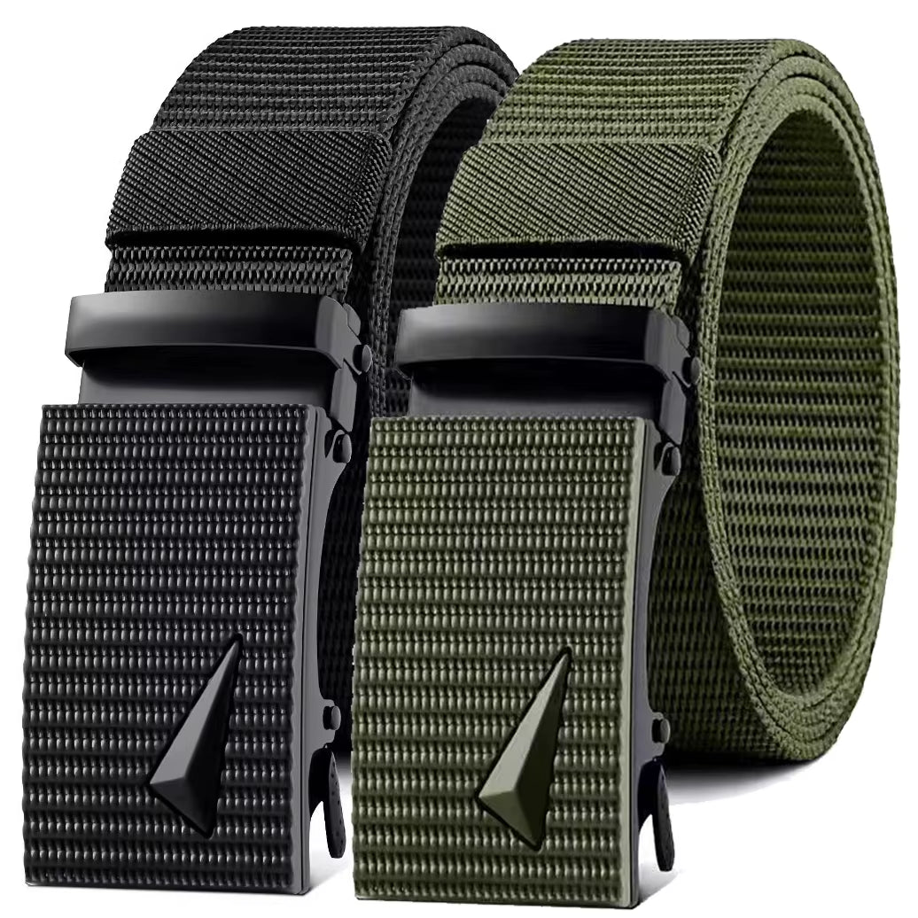 Men Automatic Buckle Nylon Male Belt for Men Waist Canvas Belts High Quality Straps
